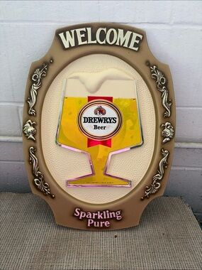DREW Sparkling Pure Welcome Plaque - Beige, Gold & Pink